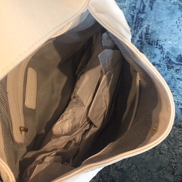 NTW STEVE MADDEN CREAM TOTE - Picture 3 of 7